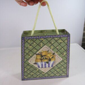 Green w Lemons Purse with stationary inside (NEW but not original items inside)